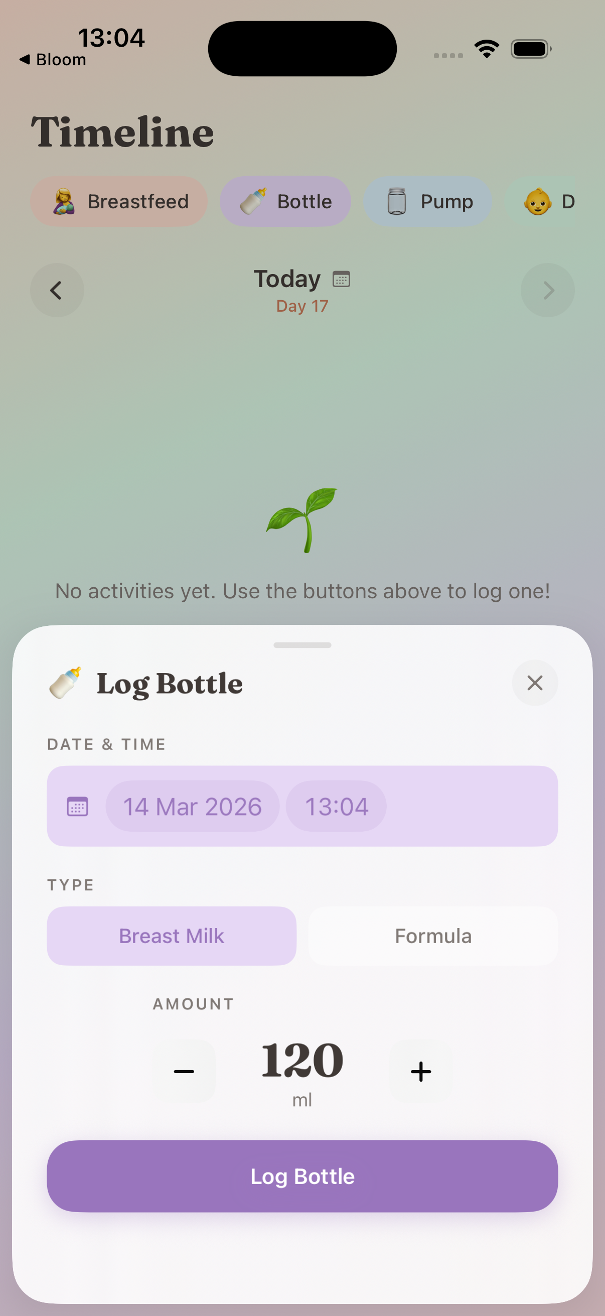Log feed